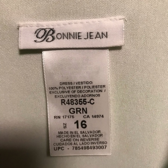 NWOT Bonnie Jean Rose Dress 16 Girls - Picture 10 of 10